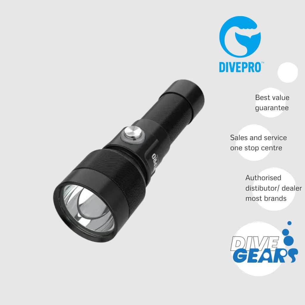 Divepro Dive Torch V2 S26 2600 Lumens