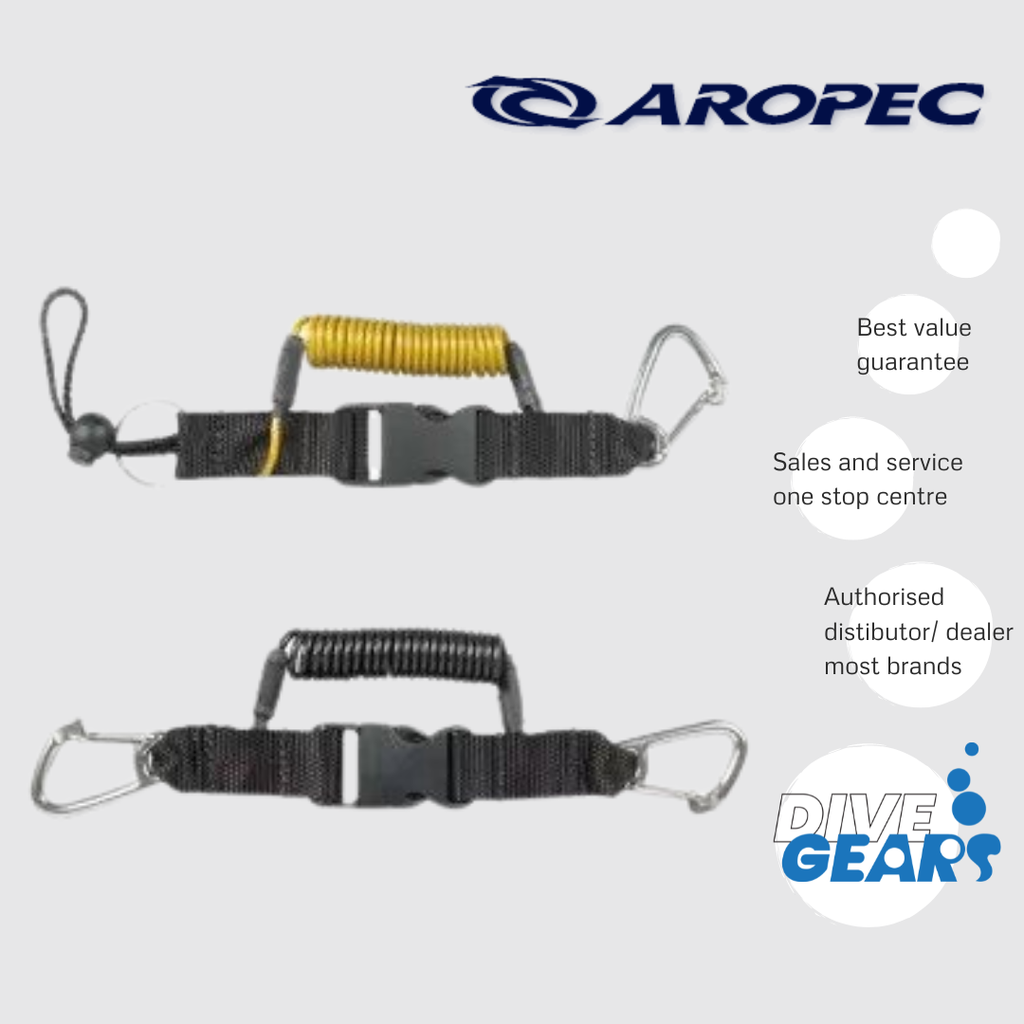 Aropec Coil Lanyard Steel Wire