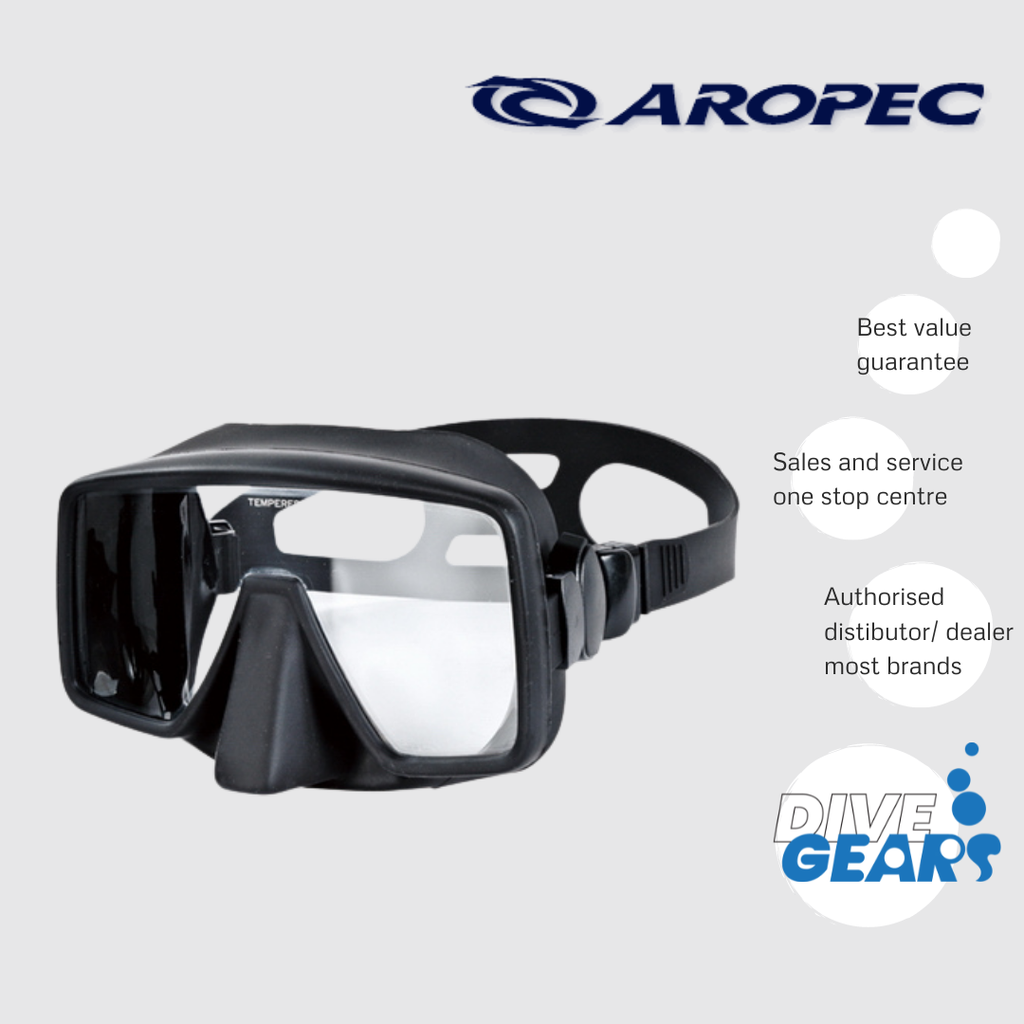 Aropec Mask Obsidian Single Lens Frameless