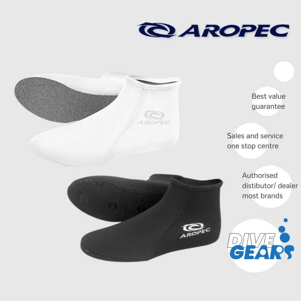 Aropec Diving Socks Black