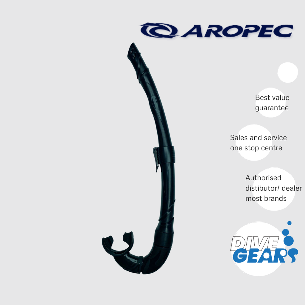 Aropec Soft Black Snorkel