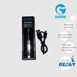 [C02] Divepro Charger (26650/21700/18650) USB